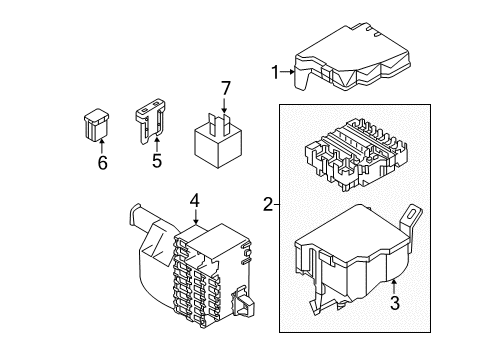 2011 Mazda 2 Fuse & Relay Diagram