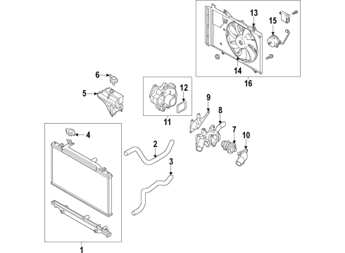 2018 Mazda CX-3 Cooling Fan Diagram
