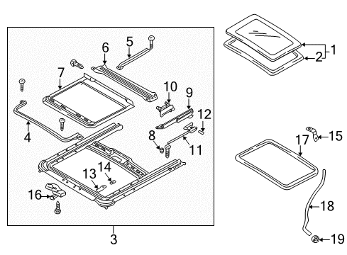 1999 Mazda Protege Sunroof Diagram