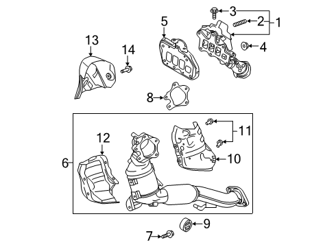 2023 Mazda CX-5 Exhaust Manifold Diagram