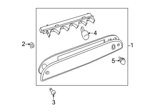 2008 Mazda Tribute Bulbs Diagram