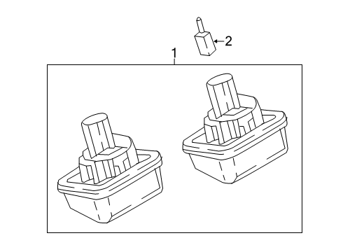 2020 Mazda 6 License Lamp Diagram for GRF5-51-26YA