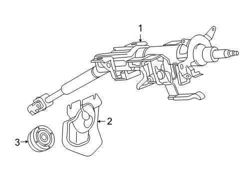 2011 Mazda 6 Steering Column Assembly Diagram