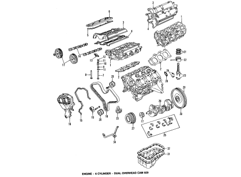 1995 Mazda 929 Engine Diagram