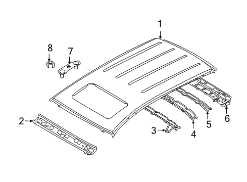 2007 Mazda CX-9 Roof & Components
