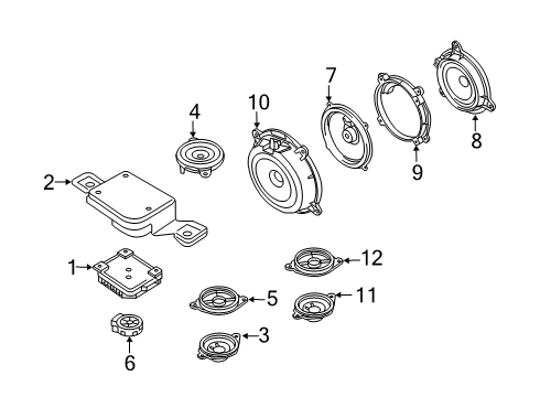 2020 Mazda 6 Amplifier Diagram for GBEF-66-A20B