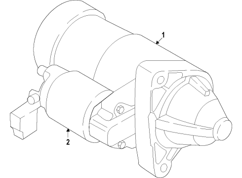 2023 Mazda CX-9 Starter Diagram 2