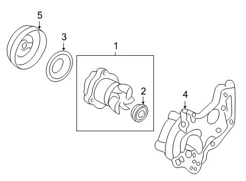 2001 Mazda Tribute Water Pump Diagram