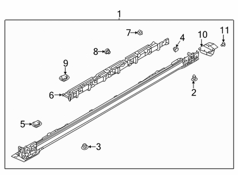 2022 Mazda MX-30 EV Exterior Trim - Pillars