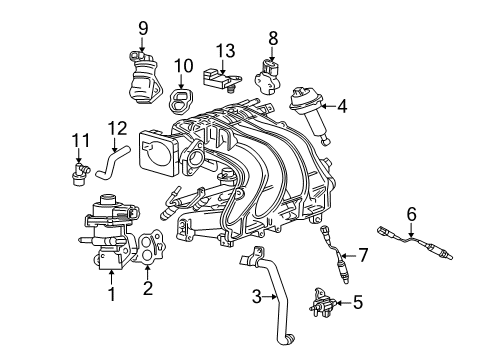 2004 Mazda B2300 EGR System Diagram