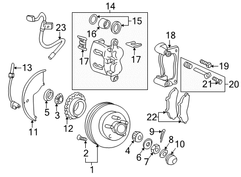 2002 Mazda B3000 Anti-Lock Brakes Diagram