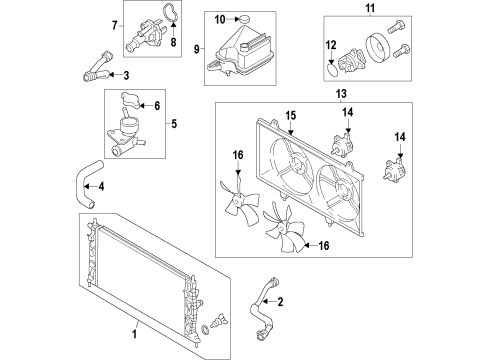 2013 Mazda 5 Cooling Fan Diagram