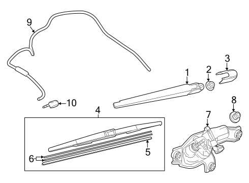 2025 Mazda CX-50 Wiper & Washer Components