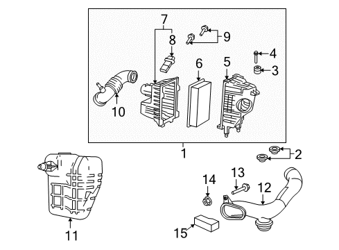 2011 Mazda Tribute Air Intake Diagram