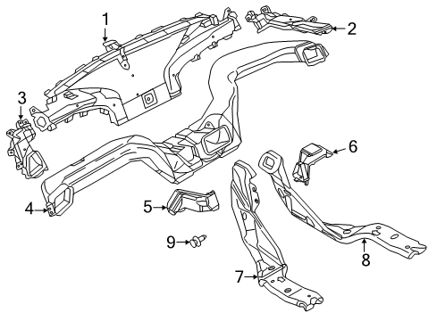 2014 Mazda 3 Ducts