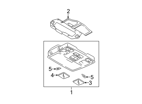 2006 Mazda 6 Overhead Console Diagram