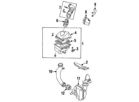 1995 Mazda Protege Air Intake Diagram