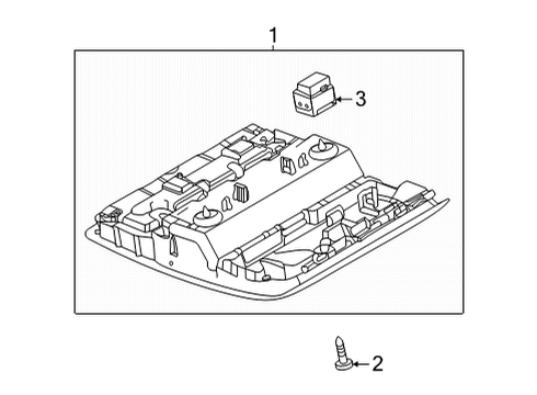 2022 Mazda MX-30 EV Overhead Console