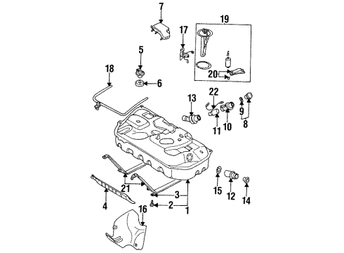 1994 Mazda RX-7 Fuel Supply
