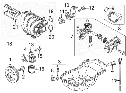 2014 Mazda CX-5 Engine Parts Diagram