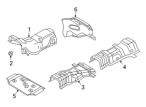 2025 Mazda CX-5 Heat Shields Diagram 2
