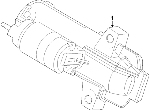 2001 Mazda Tribute Starter