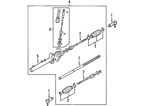 2004 Mazda 3 P/S Pump & Hoses Diagram