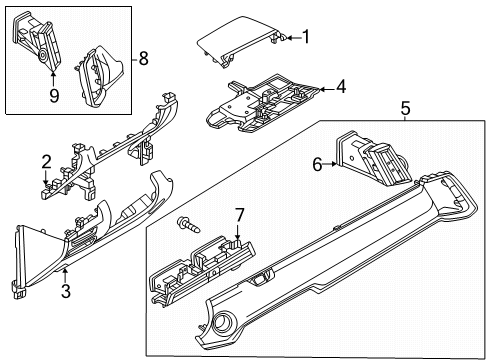 2024 Mazda CX-90 Instrument Panel Components