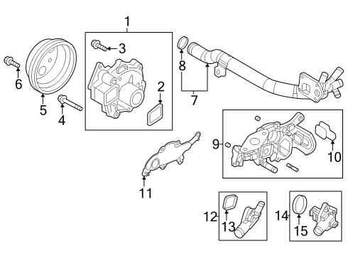 2025 Mazda CX-5 Water Pump Diagram 2