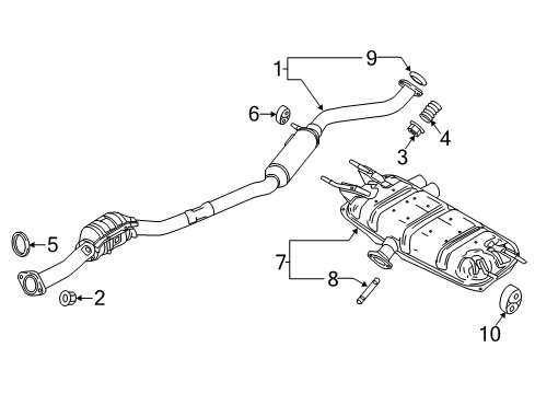 2024 Mazda MX-5 Miata Exhaust Components
