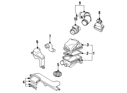 1997 Mazda 626 Powertrain Control Diagram