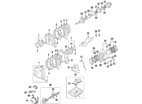 2006 Mazda RX-8 Clutch & Flywheel Diagram