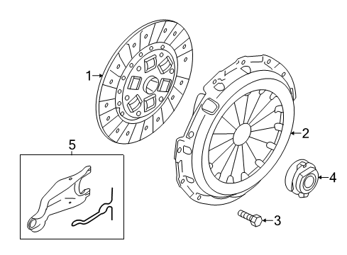 2013 Mazda CX-5 Transaxle Parts Diagram