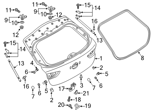 2025 Mazda 3 Gate & Hardware