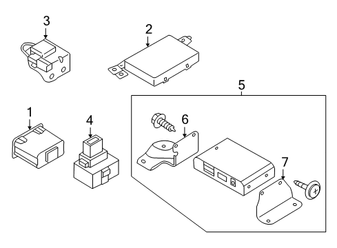 2011 Mazda CX-9 Communication System Components