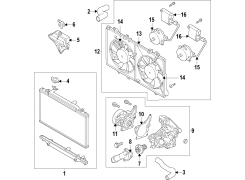 2019 Mazda CX-5 Cooling Fan Diagram