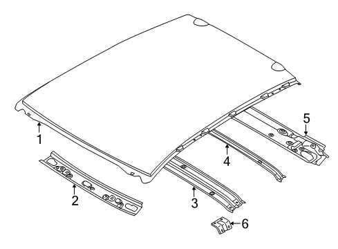 2013 Mazda 2 Roof & Components