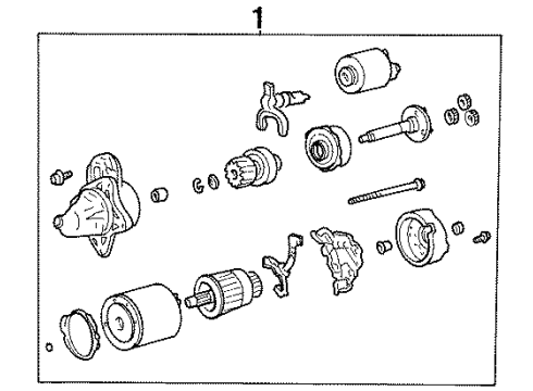 1997 Mazda MPV Starter