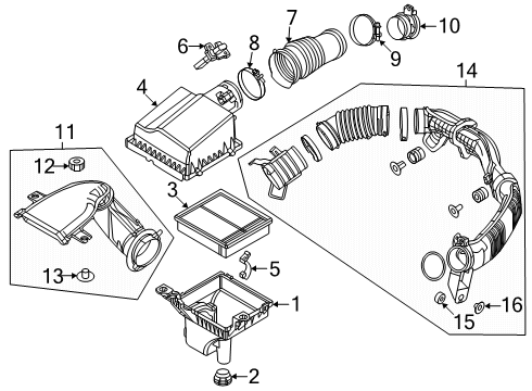 2024 Mazda CX-90 Air Intake Diagram 2