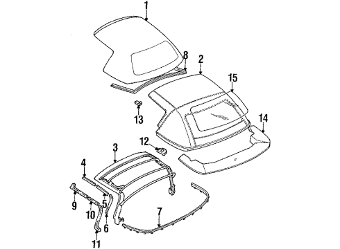 1991 Mazda Miata Folding Top