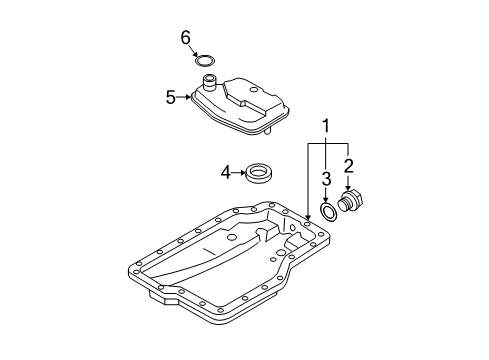 2012 Mazda 3 Transaxle Parts Diagram