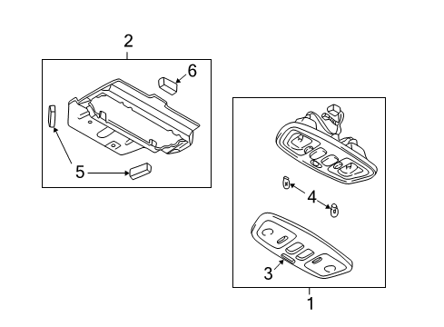 2002 Mazda MPV Switch Diagram for LC71-69-970-03