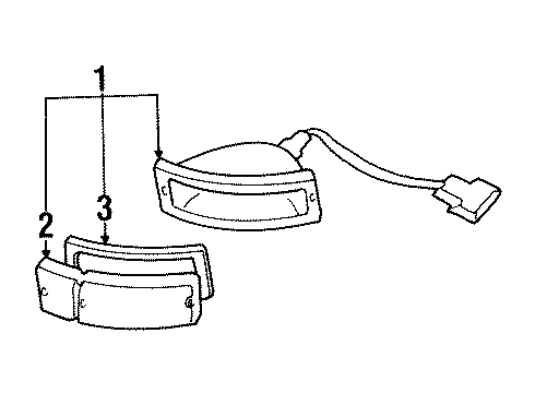 1985 Mazda RX-7 Park Lamps