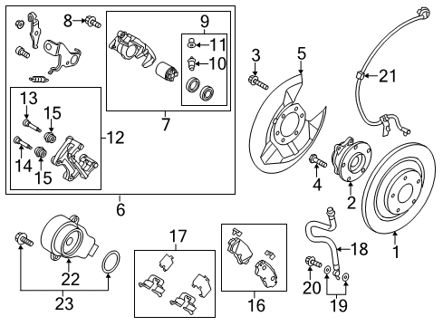 2016 Mazda CX-5 Rear Brakes Diagram