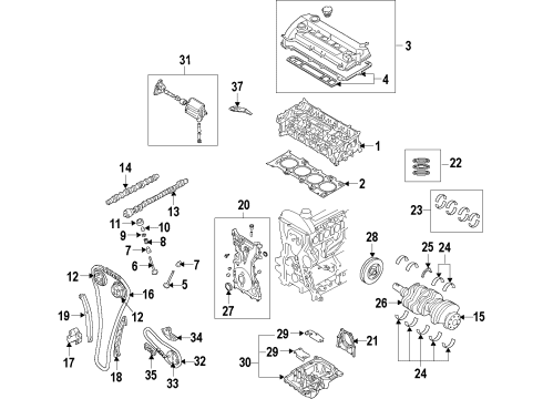 2008 Mazda Tribute Camshaft & Timing Diagram