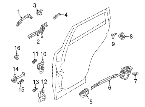 2024 Mazda CX-30 Rear Door