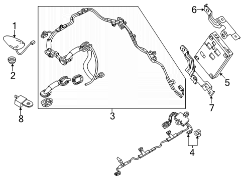 2025 Mazda CX-70 Antenna & Radio