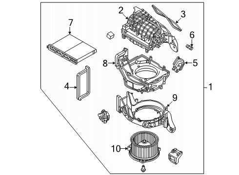 2024 Mazda CX-90 A/C & Heater Control Units