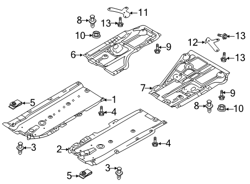 2019 Mazda 3 Rear Cover Diagram for BCJH-56-3P1A