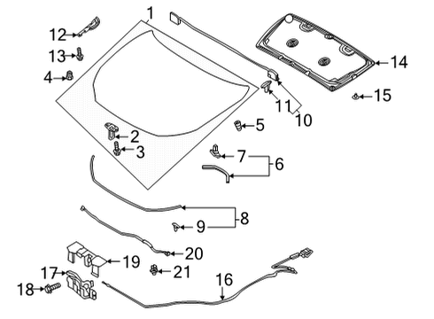 2024 Mazda CX-30 Hood & Components